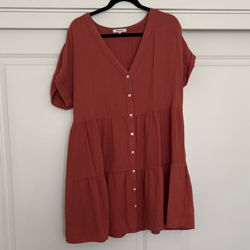 Madewell Rust Mini Dress